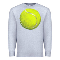 Heather Grey tennis bal Premium Sweatshirt - BarkalooDesign