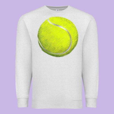 Tennis Bal Premium Sweatshirt Designed By Barkaloodesign
