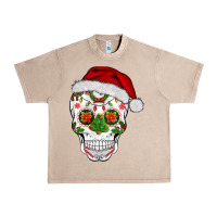 French Oak sugar skull  christmas Urban Heavy Tee - BarkalooDesign