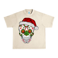 Sandshell sugar skull  christmas Urban Heavy Tee - BarkalooDesign