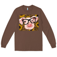 Chestnut sunflowers pig Long Sleeve Tee - RanaPortraitStore