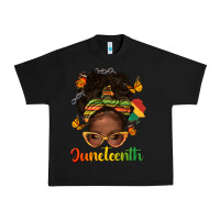 Black afro messy bun juneteenth Urban Heavy Tee - texasbilliewilder