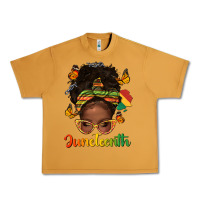 Peanut Butter afro messy bun juneteenth Urban Heavy Tee - texasbilliewilder