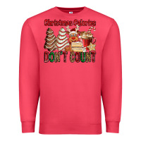 Christmas Calories Don't Count Christmas Tree Cake Premium Sweatshirt | Teevron