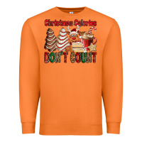 Carrot Christmas Calories don't count Christmas tree cake Premium Sweatshirt - Jasminsmagicworld