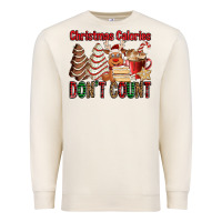 Sandshell Christmas Calories don't count Christmas tree cake Premium Sweatshirt - Jasminsmagicworld