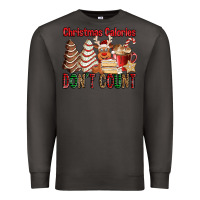 Smoke Christmas Calories don't count Christmas tree cake Premium Sweatshirt - Jasminsmagicworld