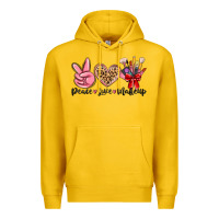 Lemon peace love makeup Premium Hoodie - MaliasSmallBusiness