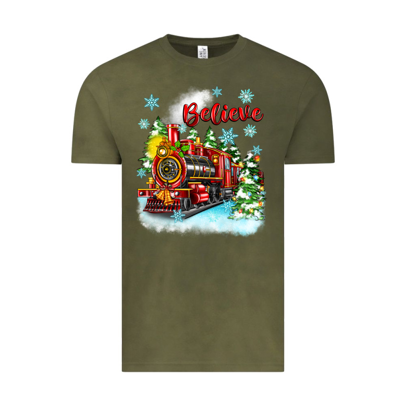 Christmas Polar Express Believe Vintage Tee by Zillion Design Studio | Teevron