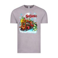 Vintage Zinc christmas polar express believe Vintage Tee - Zillion Design Studio