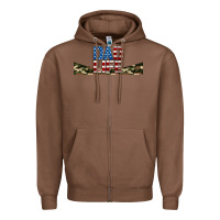 Chestnut patriotic dad life 16oz libbey cup Zipper Hoodie - HRA Design Shop