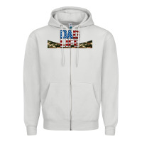 Dove Grey patriotic dad life 16oz libbey cup Zipper Hoodie - HRA Design Shop