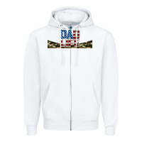 White patriotic dad life 16oz libbey cup Zipper Hoodie - HRA Design Shop