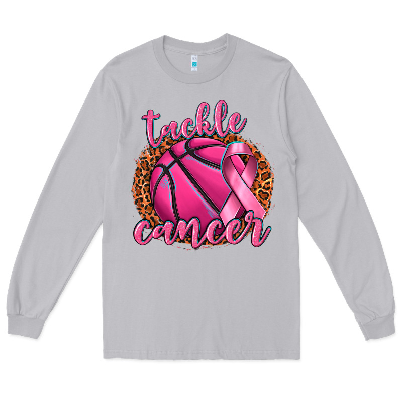 Tackle Cancer Basketball Long Sleeve Tee by texasbilliewilder | Teevron
