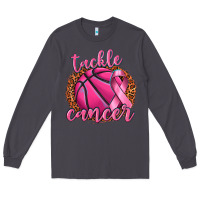 Smoke tackle cancer basketball Long Sleeve Tee - texasbilliewilder