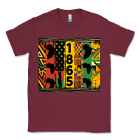 Burgundy juneteenth 1865 tumbler Classic Tee - HRA Design Shop