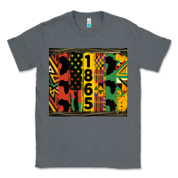 Charcoal Heather juneteenth 1865 tumbler Classic Tee - HRA Design Shop
