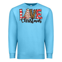 Ocean Blue love christmas tree cake Premium Sweatshirt - Jasminsmagicworld