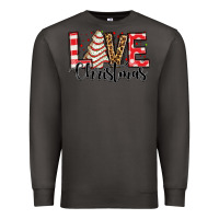 Smoke love christmas tree cake Premium Sweatshirt - Jasminsmagicworld