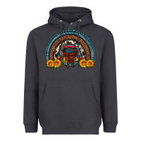 Smoke saddle sunflower horseshoe rainbow Heavyweight Hoodie - Artiststas