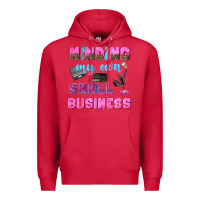 Cardinal mind my own small business Premium Hoodie - NancyCooperArtShop