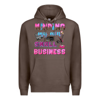 Coffee mind my own small business Premium Hoodie - NancyCooperArtShop