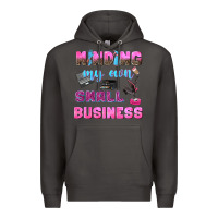 Smoke mind my own small business Premium Hoodie - NancyCooperArtShop
