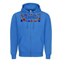 True Royal floral american mama 16oz libbey cup Zipper Hoodie - HRA Design Shop