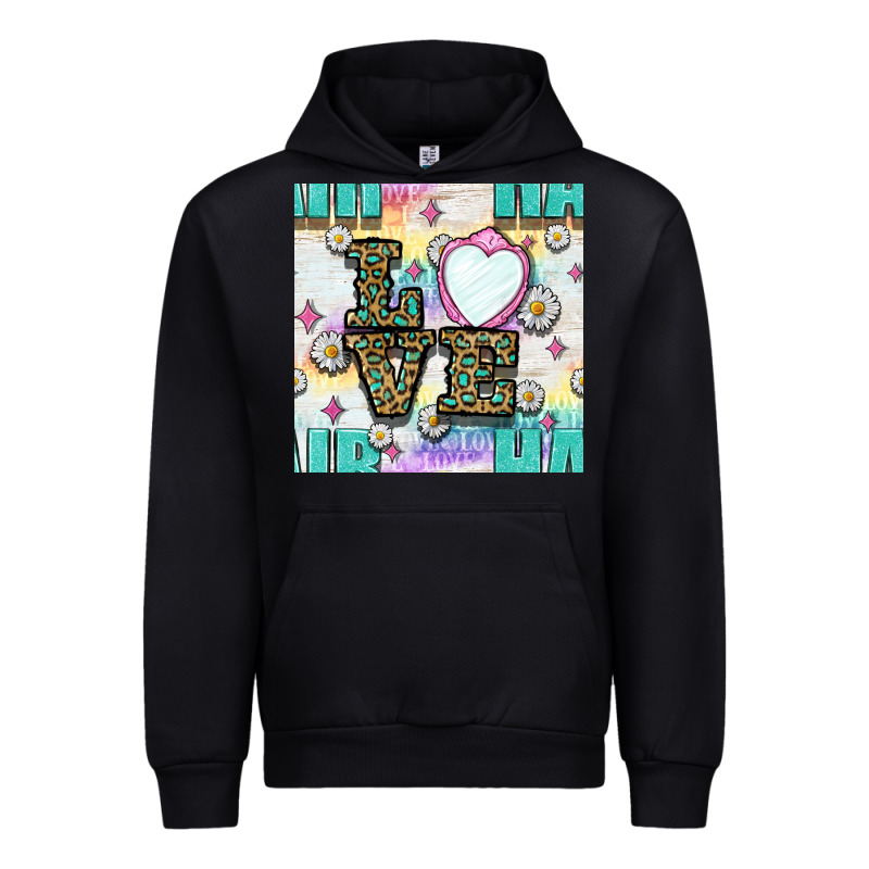 Leopard Love Hair And Mirror With Daisy Seamless Pattern Bbs Urban Hoodie by BundleAndBundleShop | Teevron