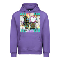 Tulip Leopard Love Hair And Mirror With Daisy Seamless Pattern Bbs Urban Hoodie - BundleAndBundleShop