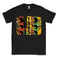 Black juneteenth brush stroke 2 Classic Tee - HRA Design Shop