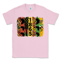 Bubblegum Pink juneteenth brush stroke 2 Classic Tee - HRA Design Shop