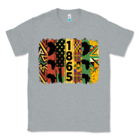 Heather Grey juneteenth brush stroke 2 Classic Tee - HRA Design Shop