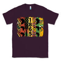 Plum juneteenth brush stroke 2 Classic Tee - HRA Design Shop