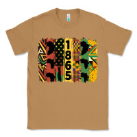 Toasted Coconut juneteenth brush stroke 2 Classic Tee - HRA Design Shop