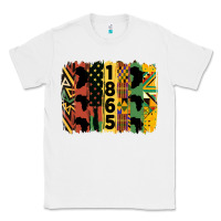 White juneteenth brush stroke 2 Classic Tee - HRA Design Shop