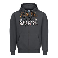 Smoke take me to the ballpark Zipper Hoodie - CowhideDigitalArt