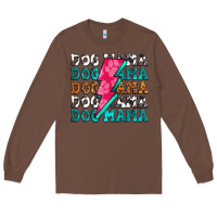 Chestnut dog mama Long Sleeve Tee - Zillion Design Studio
