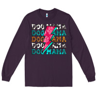 Plum dog mama Long Sleeve Tee - Zillion Design Studio