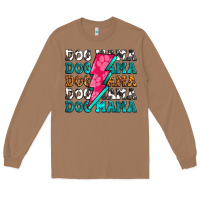 Toasted Coconut dog mama Long Sleeve Tee - Zillion Design Studio