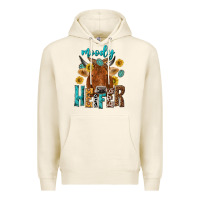 Tofu moody cow Premium Hoodie - NancyCooperArtShop