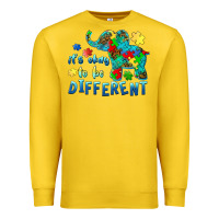 Lemon it's okay to be different elephant autism awareness Premium Sweatshirt - BarkalooDesign