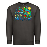 Smoke it's okay to be different elephant autism awareness Premium Sweatshirt - BarkalooDesign