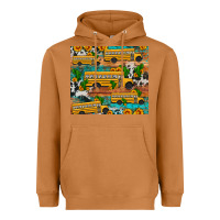 Meerkat school bus cactus sunflower Heavyweight Hoodie - Artiststas