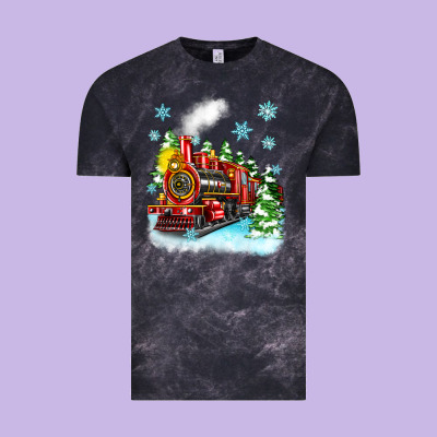 Christmas Polar Express Vintage Tee Designed By Zillion Design Studio
