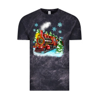 Cloud Black christmas polar express Vintage Tee - Zillion Design Studio