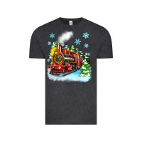 Vintage Black christmas polar express Vintage Tee - Zillion Design Studio