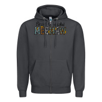 Smoke blessed meemaw Zipper Hoodie - CowhideDigitalArt