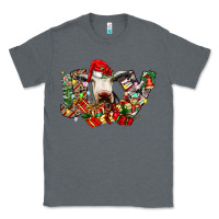Charcoal Heather christmas joy cow Classic Tee - CowhideDigitalArt
