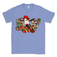 Colony Blue christmas joy cow Classic Tee - CowhideDigitalArt